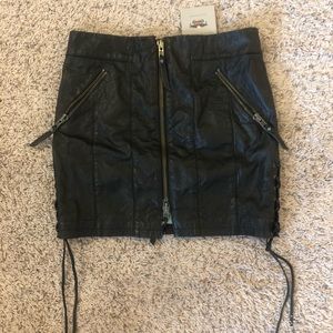 Harley Davidson leather skirt